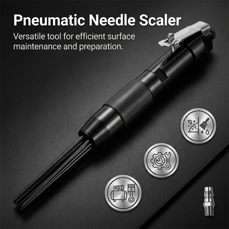Sakerplus® Compact Pneumatic Needle Scaler Tool