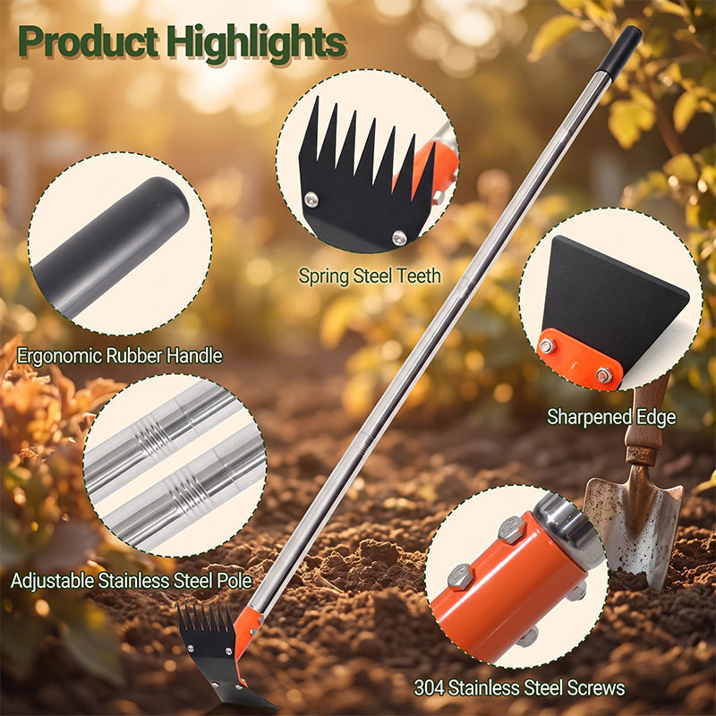 Sakerplus® 2-In-1 Garden Hoe And Weed Puller