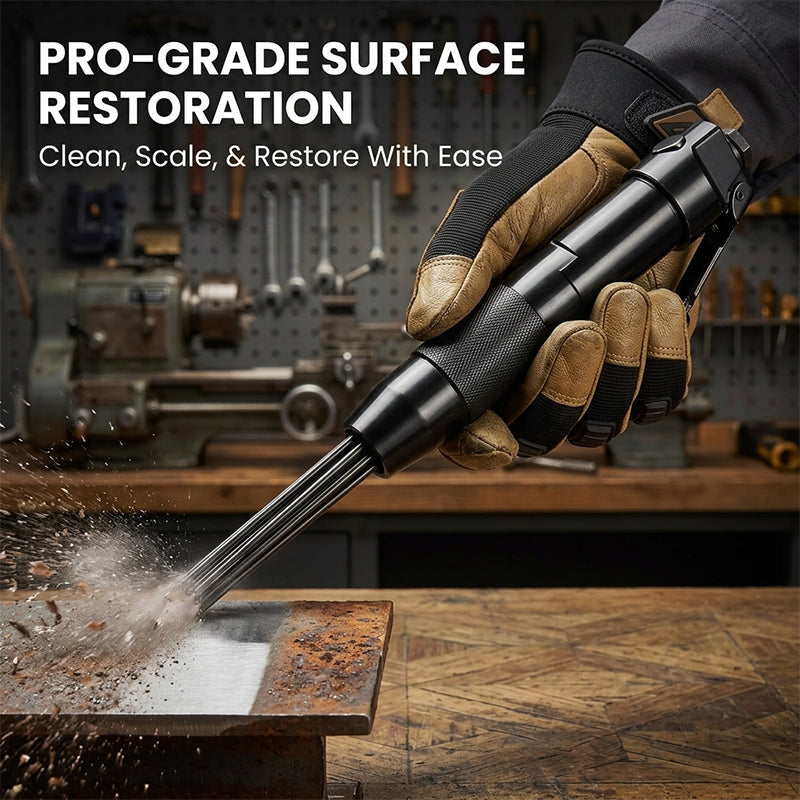Sakerplus® Compact Pneumatic Needle Scaler Tool