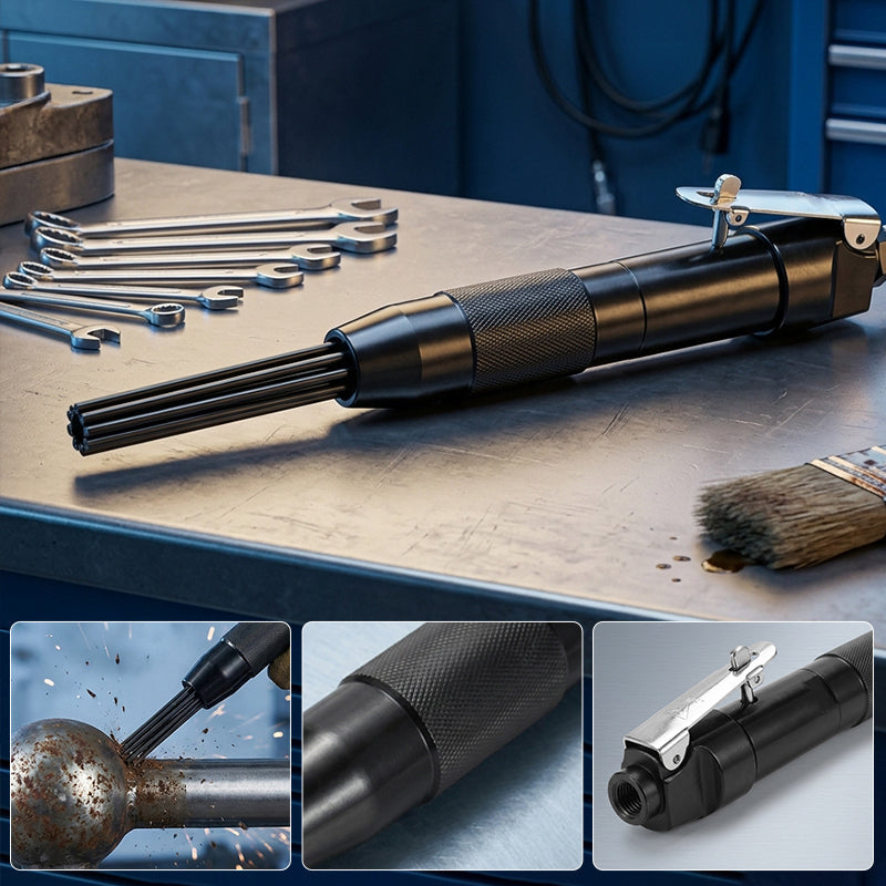 Sakerplus® Compact Pneumatic Needle Scaler Tool